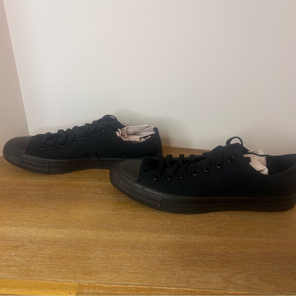 Converse Chuck Taylor All Star Ox Black Monochrome M5039 - Men’s 11 / Women’s 13 - Picture 4 of 8